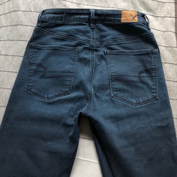 American Eagle Super High Rise Jegging Dark Blue - Picture 5 of 5